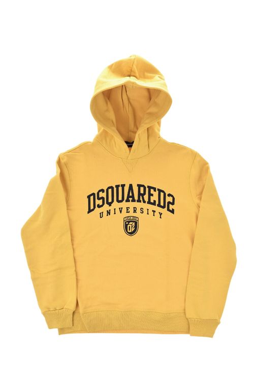 Boys Yellow Logo Hoodie