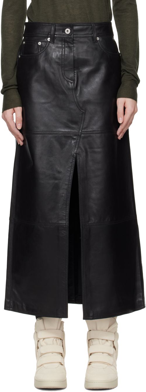 Stand Studio Black Francie Maxi Skirt
