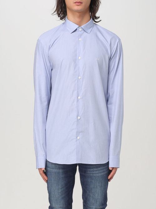Shirt Men color Gnawed Blue