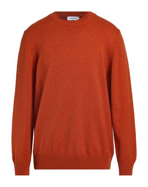Man Sweater Orange Size 46 Virgin Wool