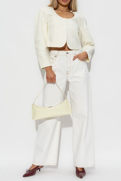 Patterned Blazer, Women's, Cream