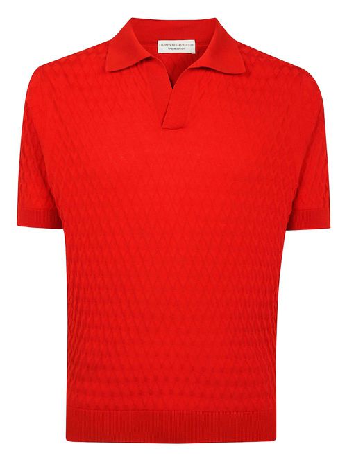 Filippo De Laurentiis cotton polo shirt - Red