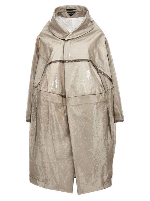 Oversize Texture Trench Coat