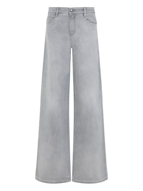 Embroidered jeans - Grey