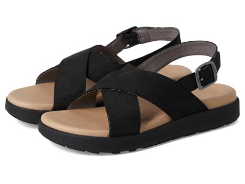 KEEN Women's Elle Luxe Cross Strap Cute Comfortable Leather Sandals