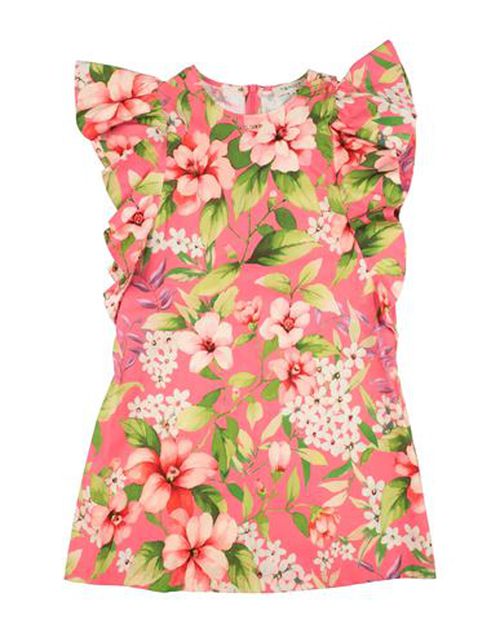 Kid Girl Kids' dress Pink Size 12 Cotton, Elastane