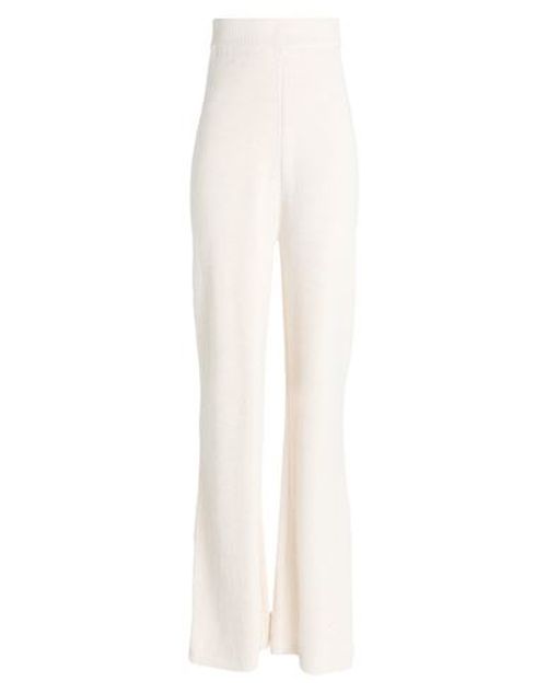 Woman Pants Ivory Size L Acrylic, Wool, Viscose, Alpaca wool
