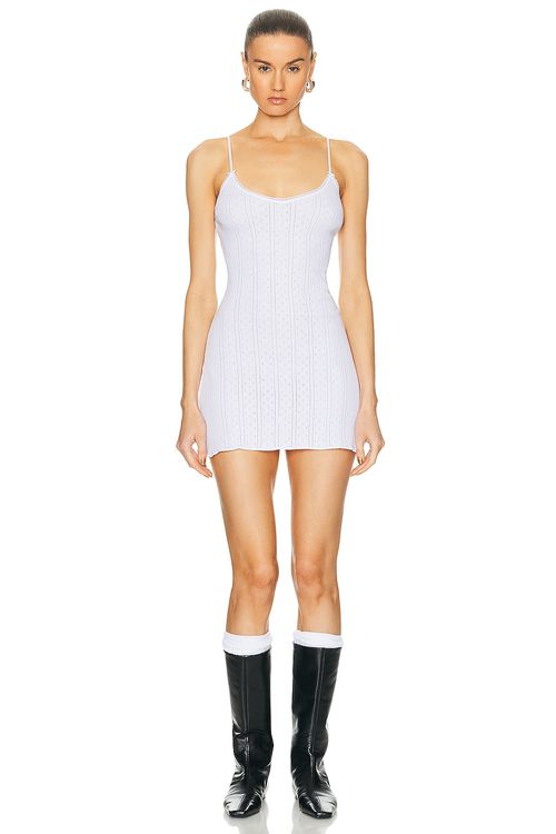 Cou Cou Intimates The Cami Slip Dress in White - White. XL also in