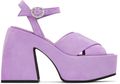 Purple Bullajoni heel sandals