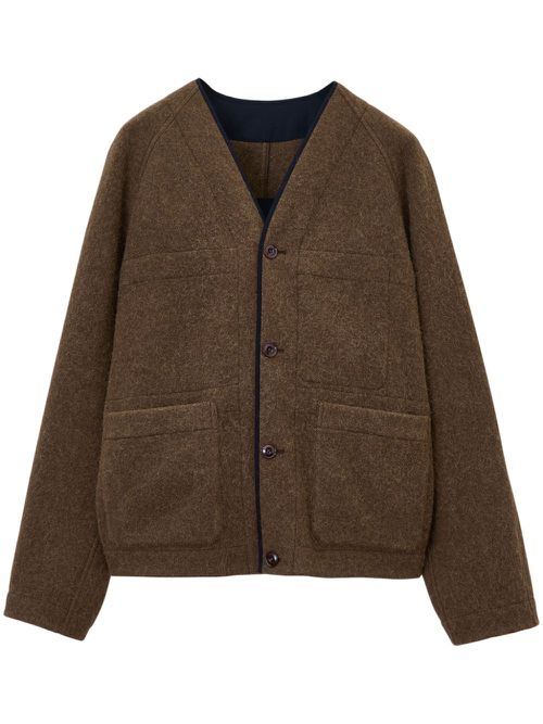 Raglan liner jacket - Brown