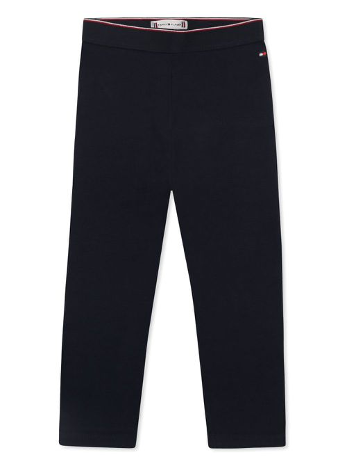 Tommy Hilfiger Junior embroidered-logo trousers - Blue