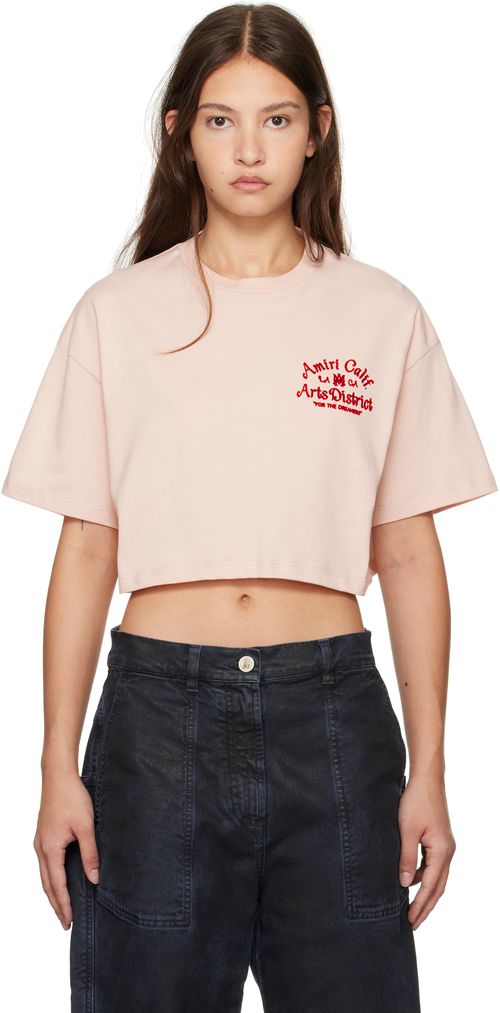AMIRI Pink 'Arts District' T-shirt