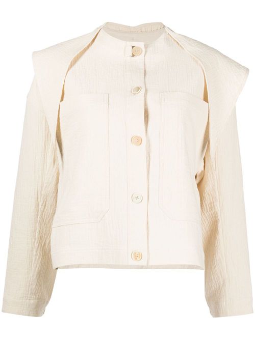 The Skipper button-fastening jacket - Neutrals