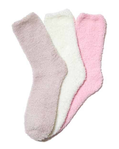 3pk Plush Cozy Socks