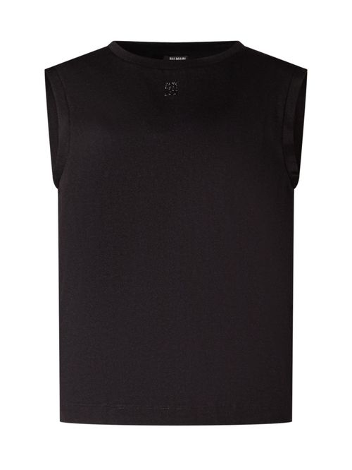 Boys Black Embellished T-Shirt