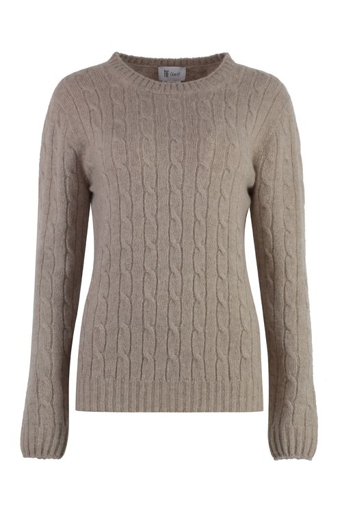 The (alphabet) Cashmere & Silk Blend Cable-Knit Sweater