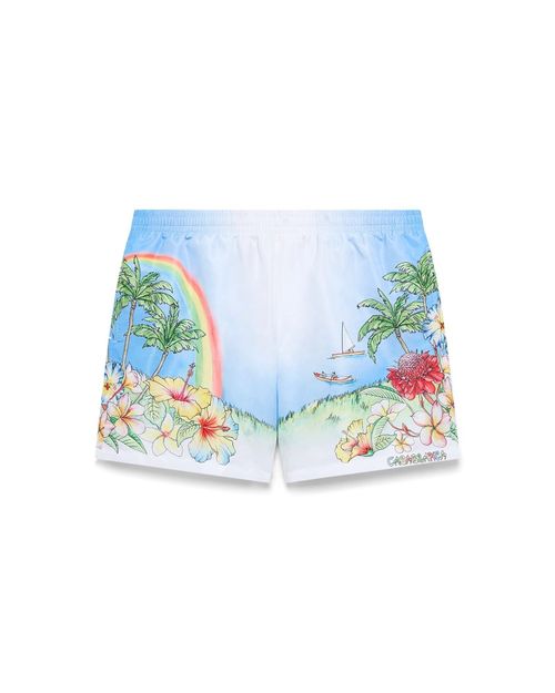 Mini Aloha Swim Shorts for Men