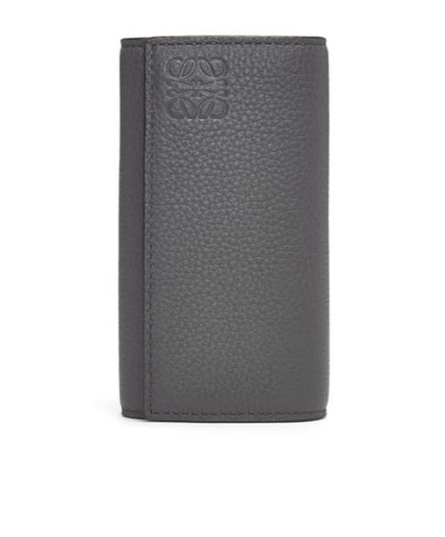 Key case in soft grained calfskin