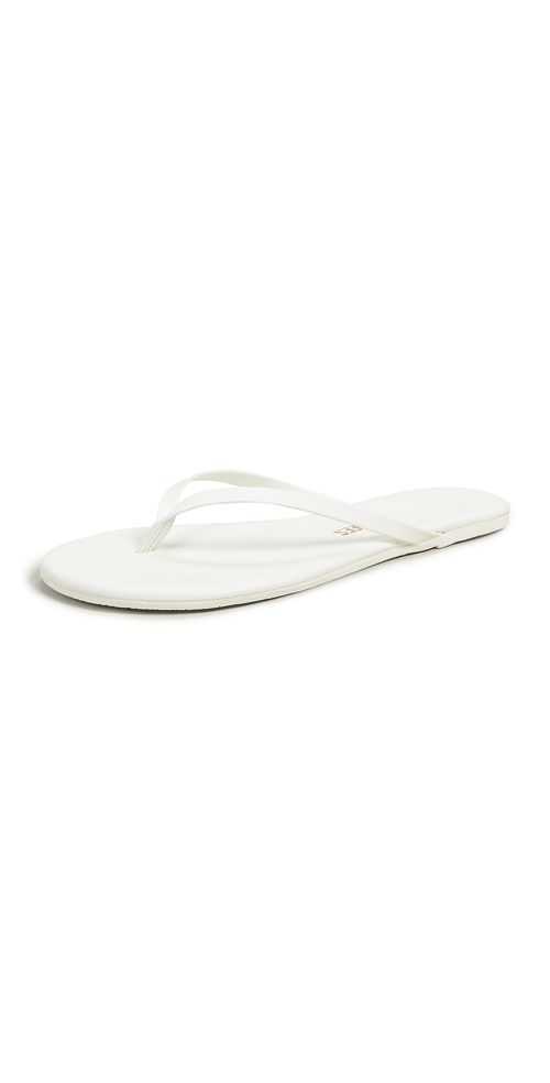 Solids Flip Flops No. White