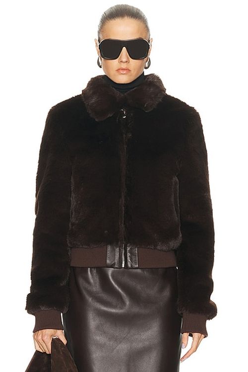 SPRWMN Tate Jacket in Americano - Chocolate. M also in L