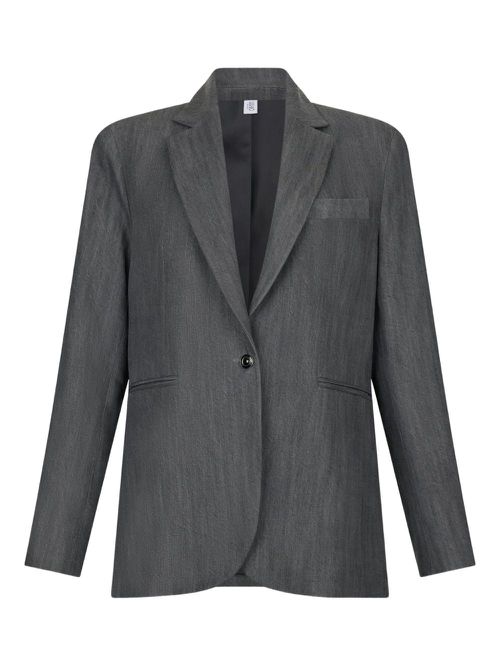 Single-breasted blazer - Grey