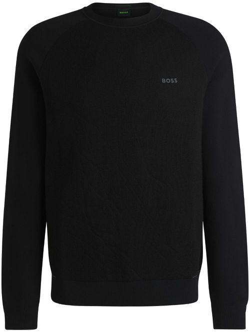 Logo-rubberized sweatshirt - Black