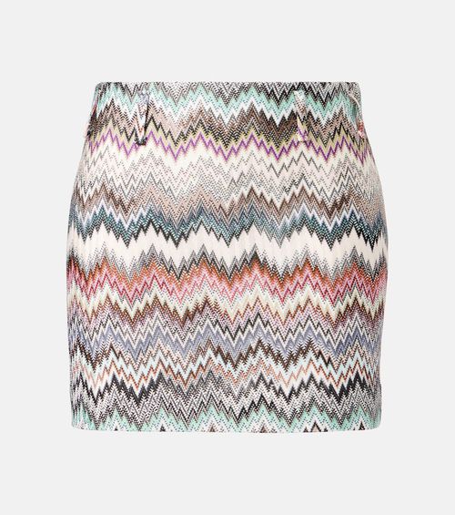 Zigzag miniskirt