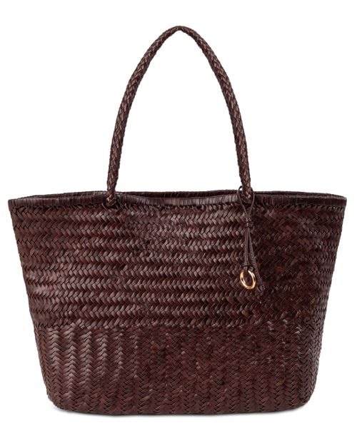 Kasey Leather Extra-Large Tote Handbag - Spiced Pecan