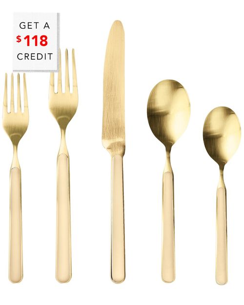 20Pc Fantasia Ice Flatware Set With $118 Credit