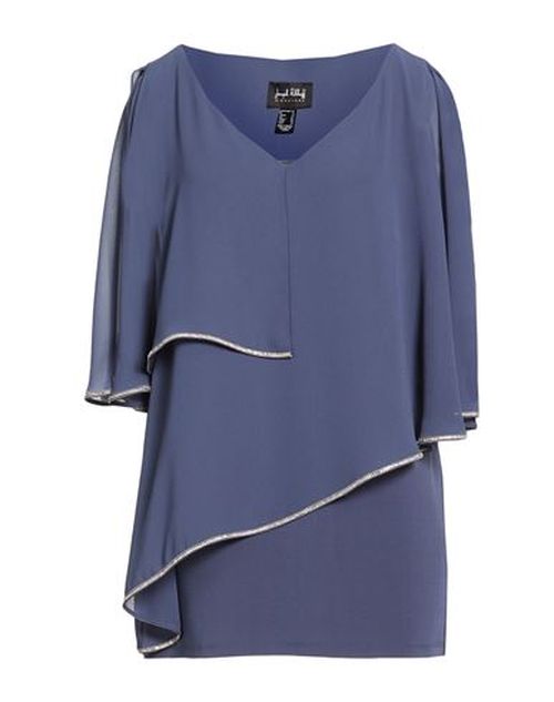 Signature Woman Top Slate blue Size 12 Polyester