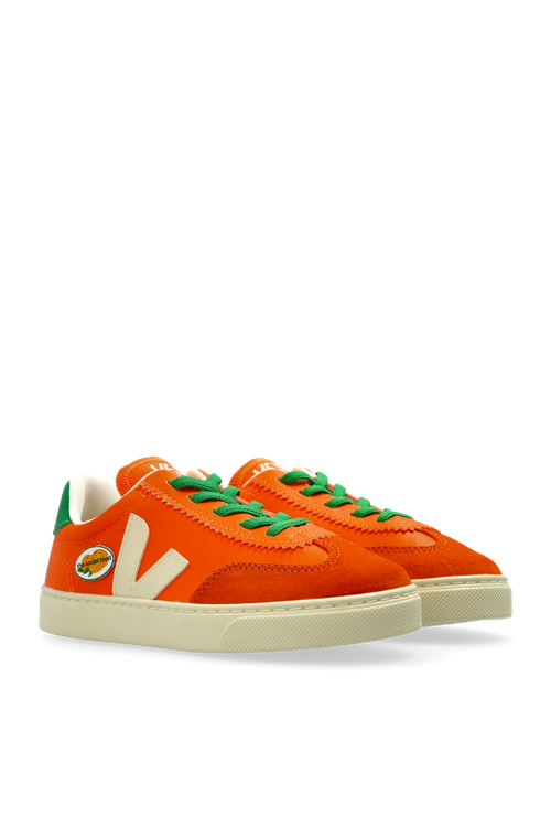 Veja Kids Sports Shoes X THE SOCIAL FOOD LEATHER, Unisex, Orange