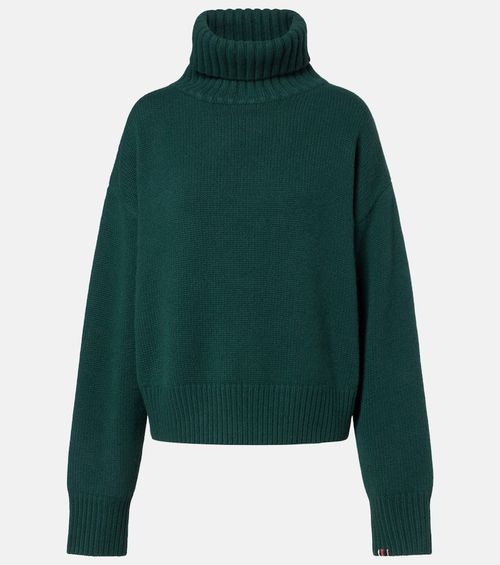 Crop Xtra cashmere turtleneck sweater