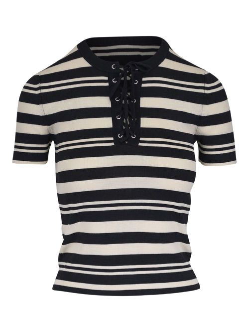 Nili Lotan striped T-shirt - B/I