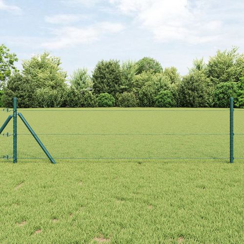 Hexagon Fence Green 0.8x50 m Steel