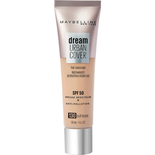 Maybelline New York Womens Dream Urban Cover Full Coverage Foundation 30ml - 130 Buff Beige - One