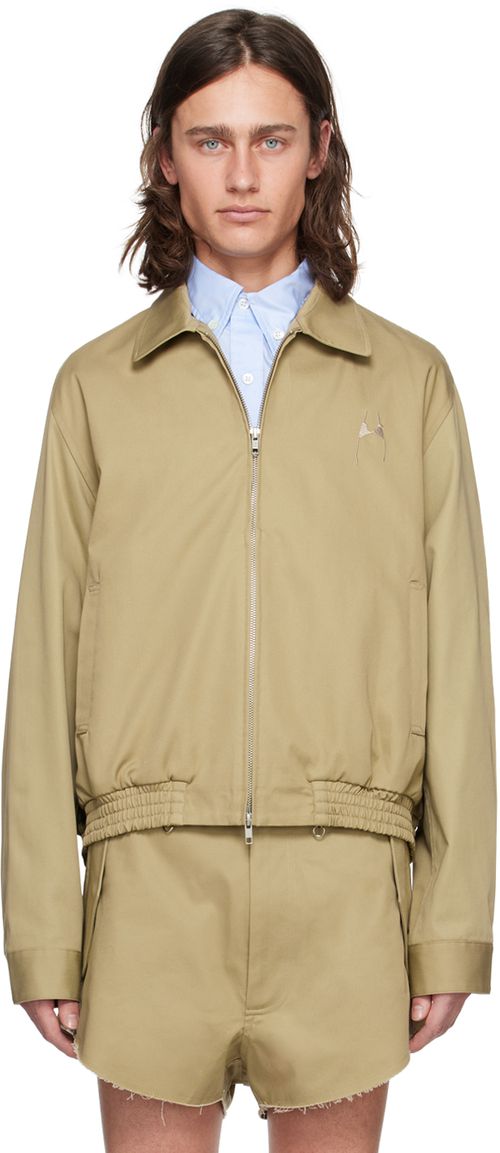 Random Identities Beige Embroidered Jacket
