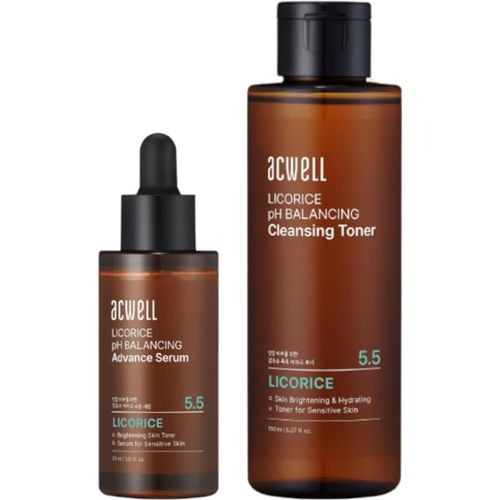 ACWELL - .5 Licorice pH Balancing Cleansing Toner - 150ml + Licorice pH Balancing Advance Serum - Set