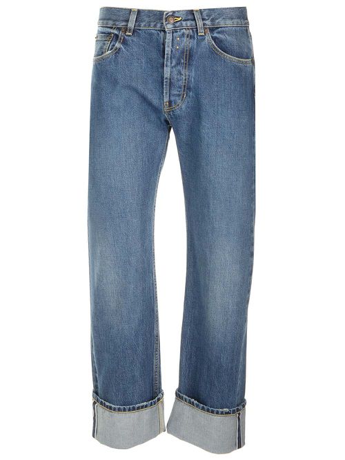 Cuffed Hems Jeans