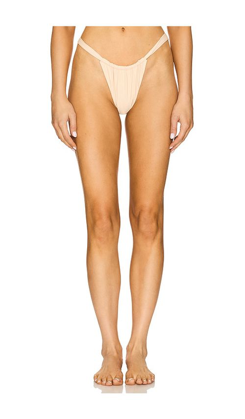 BELLE Bare Bikini Bottom in Peach. -  XL also in L