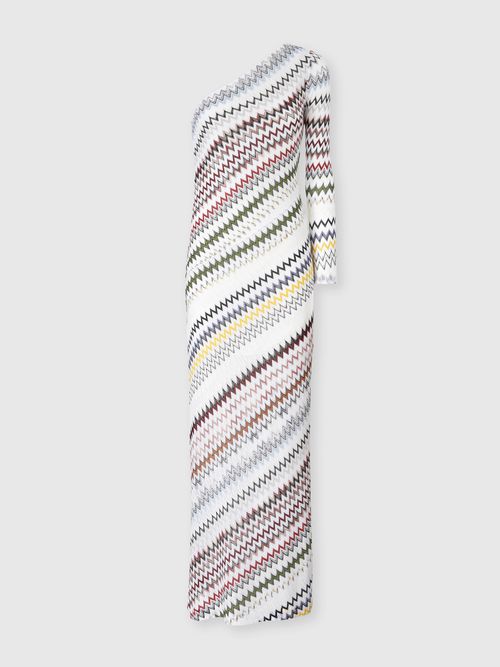 Missoni - One-Shoulder Viscose and Cotton Gown, Women, Multicoloured