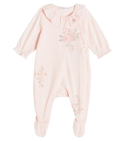 Baby floral cotton onesie