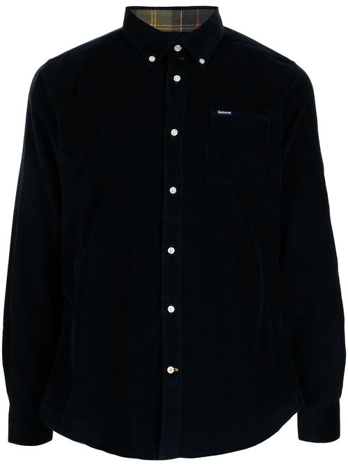 Ramsey tail button-down shirt - Blue