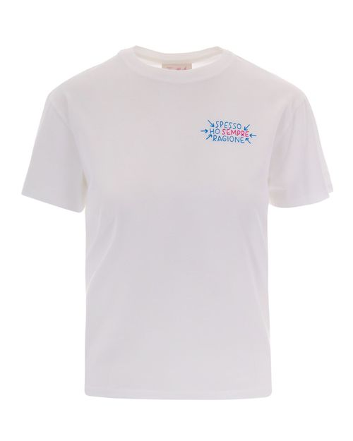 White Graphic Crew Neck T-Shirt