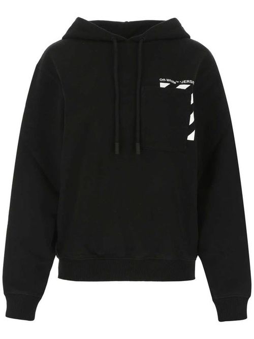 Logo print hoodie