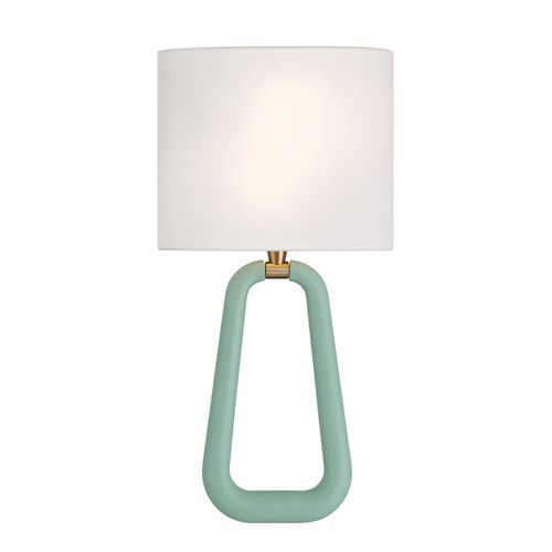 Aged Brass + Green Wall Sconce from the Jori Collection