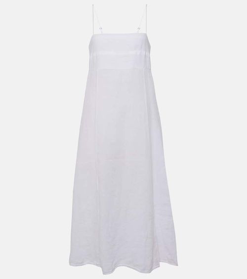 Stephie linen midi dress