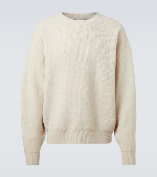 Henley virgin wool sweater