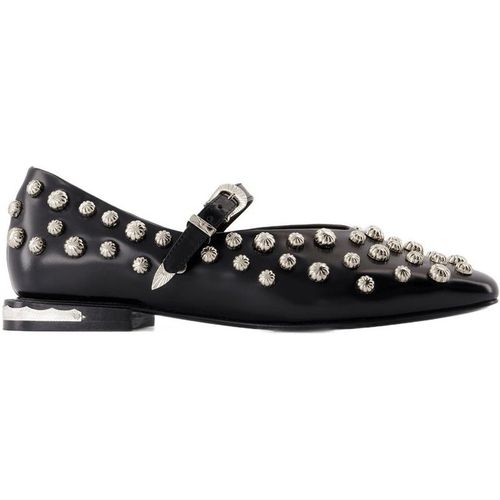 Aj1374 Ballerinas Toga Pulla Leather Black