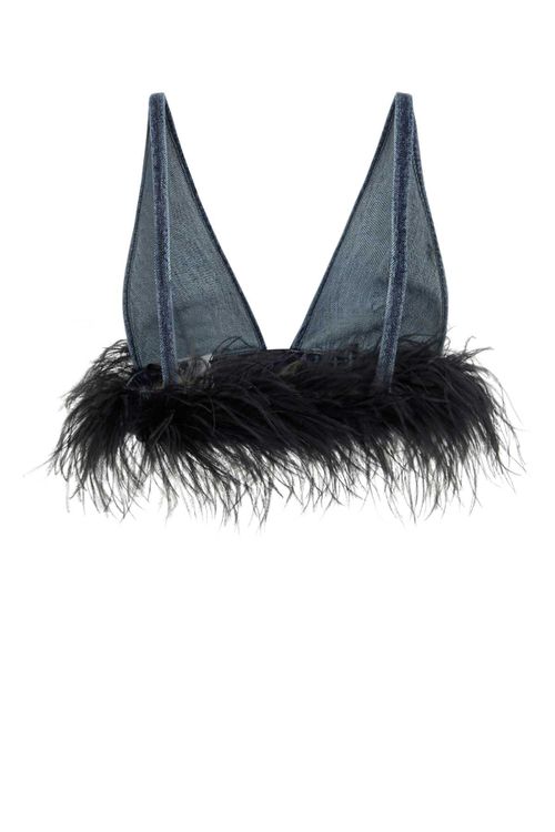 Denim Crop Top