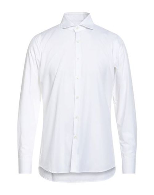 Man Shirt White Size 15 ½ Cotton, Elastane